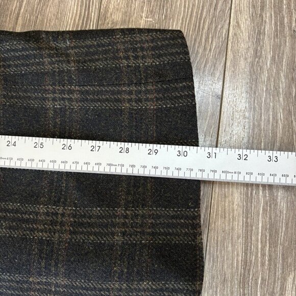 Tommy Hilfiger 40R Brown Sport Coat Blazer Jacket Check 100% Wool Made In Haiti - Picture 4 of 16